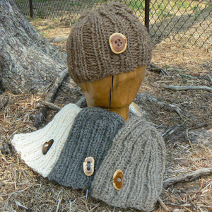 Button Ribbed Hat