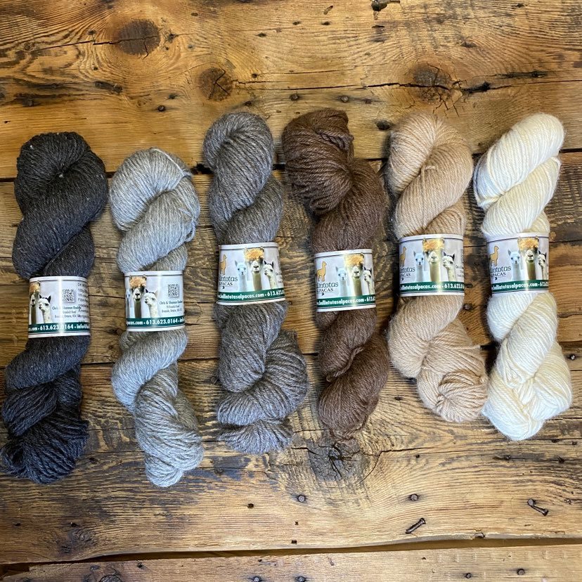 Medium-Weight Farming Co-op Yarn - Natural Colours