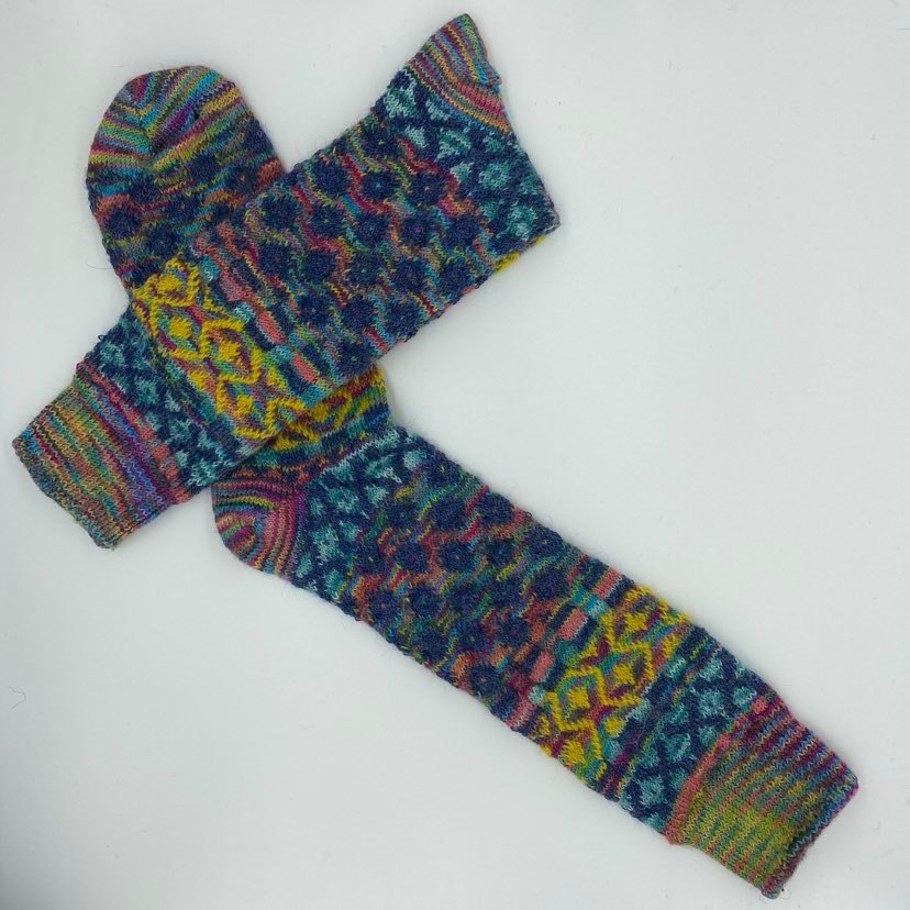 Jacquard Print Socks