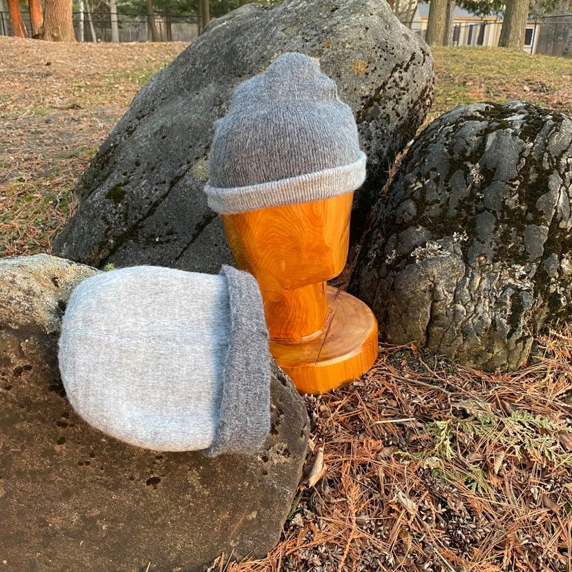 Double-Knit Reversible Brushed Weave Hat