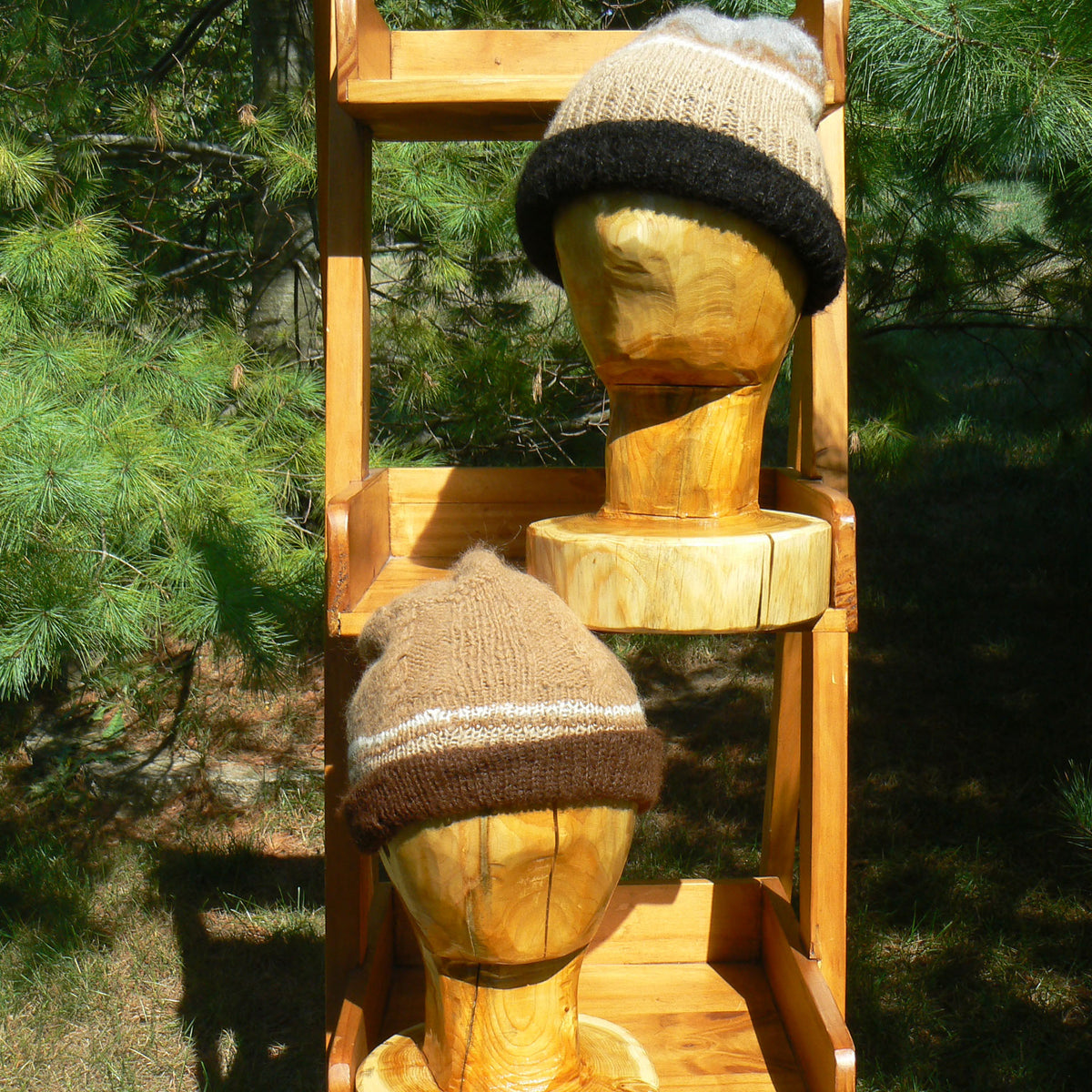 Rustic Double-Knit Reversible Brim Hats