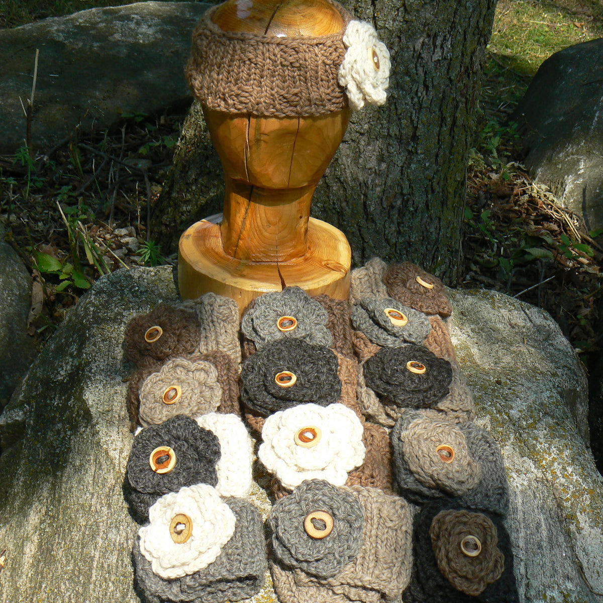 Flowered Headband &quot;THE ORILLIA&quot;