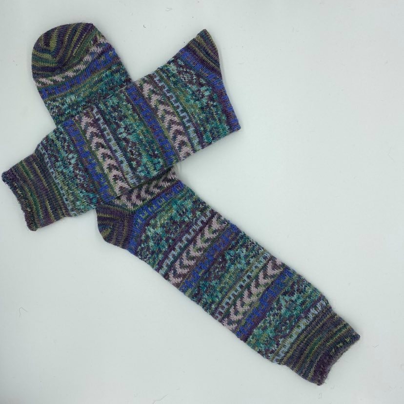 Jacquard Print Socks
