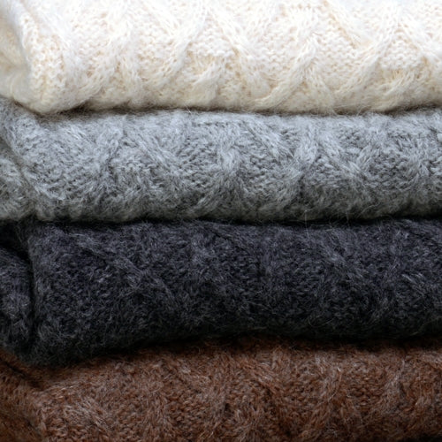 Women&#39;s Lattice Cable Cardigan