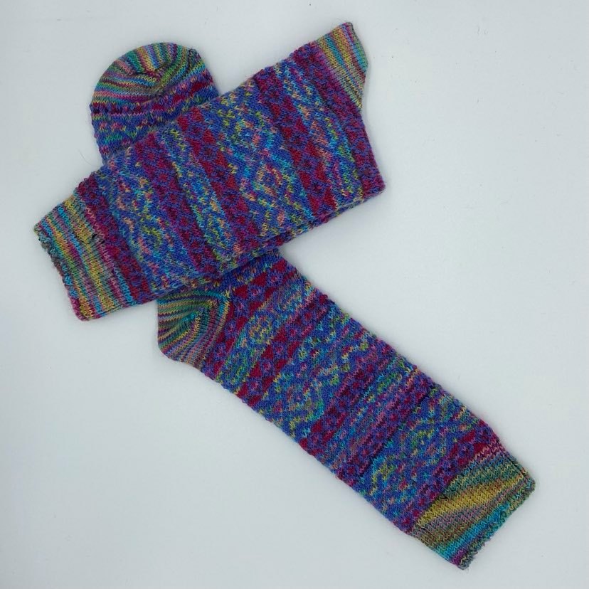 Jacquard Print Socks