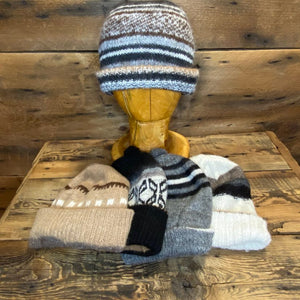 Peruvian Double-Knit Reversible Brim Hats