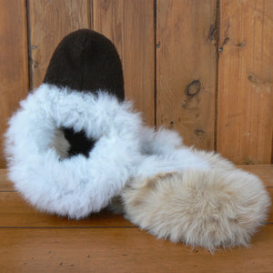 Reversible Alpaca Fur Slippers