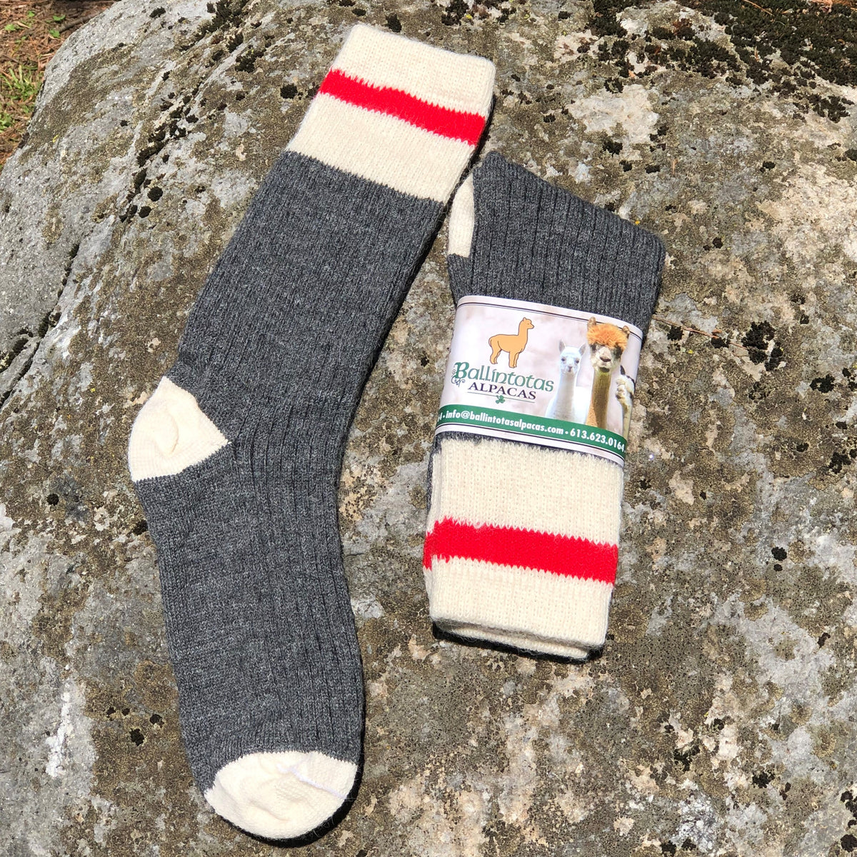 Mid-Weight Ribbed Socks - Work Socks