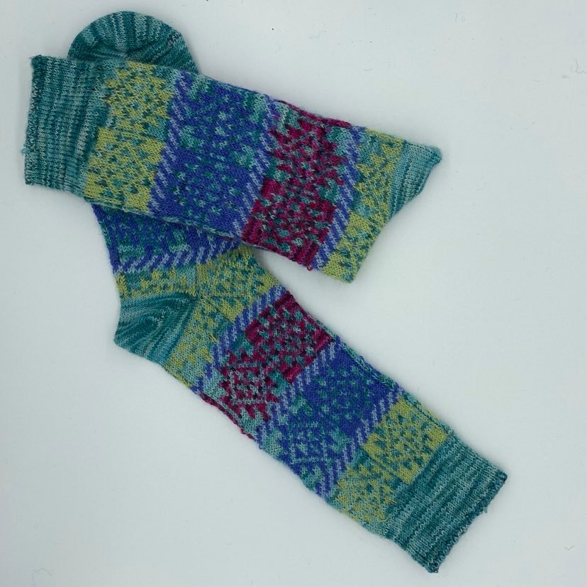 Jacquard Print Socks