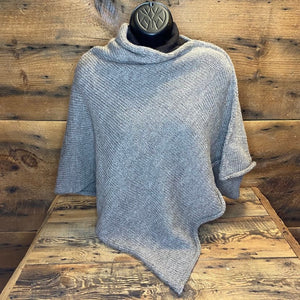 Two Point Knit Ponchos - Natural and Dyed