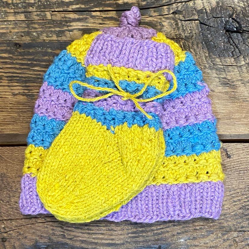 Hand-Knit Newborn Sets by Marcella