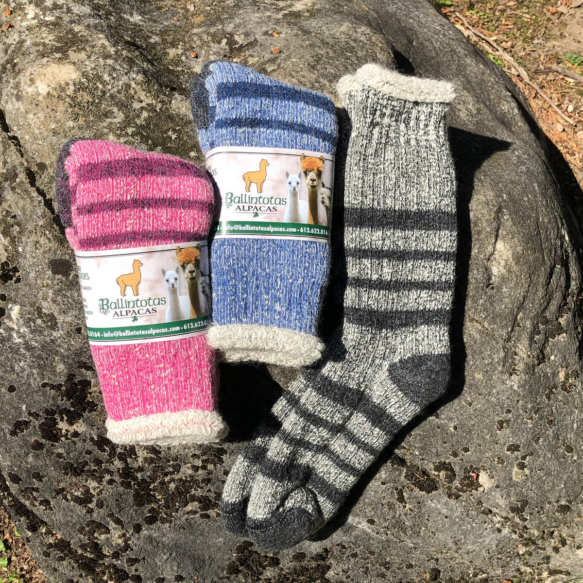 Heavy Weight Terry Socks - Striped